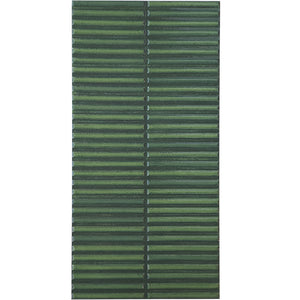 Homey Striped Green Gloss Tile