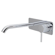 Load image into Gallery viewer, Fienza Kaya Wall/Basin Mixer Set, Soft Square Plate - Chrome - Yeomans Bagno Ceramiche
