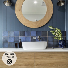 Load image into Gallery viewer, Heritage Verde Square Subway Tile
