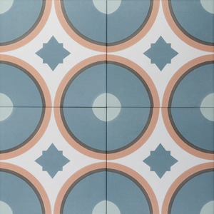 Sync Circle Blue Pattern Tile