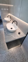 Load image into Gallery viewer, Kempsey White 300x600 Stone Look Porcelain Tile
