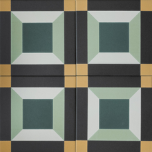 Load image into Gallery viewer, Sync Cube Green Pattern Tile
