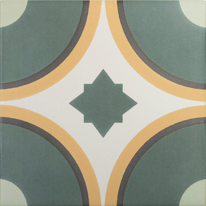 Sync Circle Green Pattern Tile