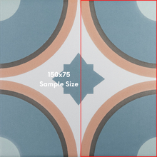 Load image into Gallery viewer, Sync Circle Blue Pattern Tile
