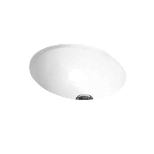 ADP Oval Under-Counter White Gloss Basin - Yeomans Bagno Ceramiche