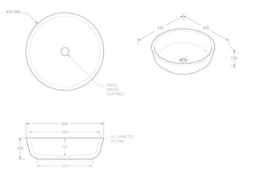 ADP Resort Black Matte Basin - Yeomans Bagno Ceramiche 