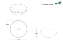 Load image into Gallery viewer, ADP Solar Black Matte Basin - Yeomans Bagno Ceramiche
