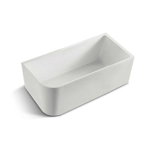 BNK Corner Acrylic Bath Matte White Right Hand Side -  Yeomans Bagno Ceramiche