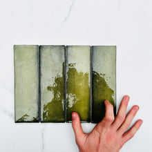 Load image into Gallery viewer, Babele Olivastro Green Gloss Subway Tile
