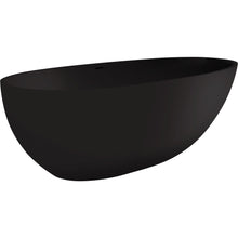 Load image into Gallery viewer, Bahama 1700 Cast Stone Solid Surface Bath Matte Black - Yeomans Bagno Ceramiche

