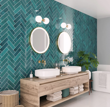 Load image into Gallery viewer, Astley Emerald Gloss Subway Tile
