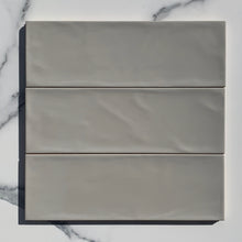 Load image into Gallery viewer, Valonia Smoke Gloss Subway Tile - Yeomans Bagno Ceramiche
