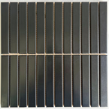 Load image into Gallery viewer, Kit Kat Satin Black Finger Tiles
