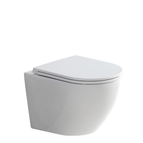 Fienza Koko Matte White Wall-Hung Toilet Suite - Yeomans Bagno Ceramiche