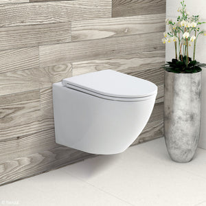 Fienza Koko Matte White Wall-Faced Toilet Suite - Yeomans Bagno Ceramiche
