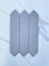 Load image into Gallery viewer, Lanse Grey Matte Subway Tile
