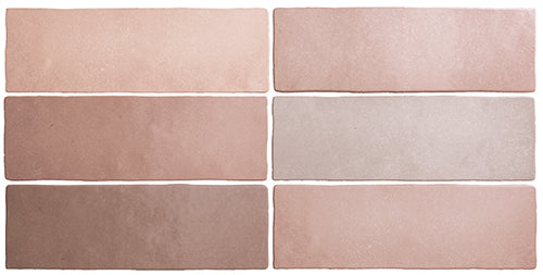 Talma Coral Pink Matte Subway Tile - Yeomans Bagno Ceramiche