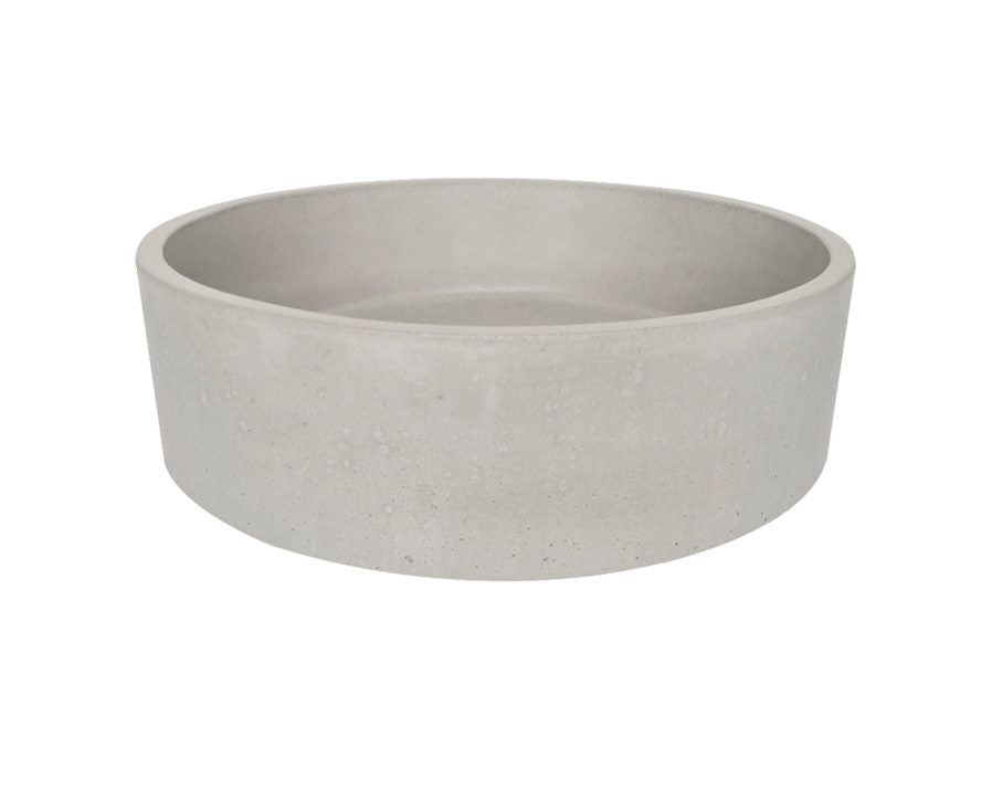 New Form Concreting Mid Round Concrete Vessel Basin - Yeomans Bagno Ceramiche