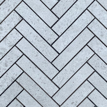 Load image into Gallery viewer, Eaglemont Silver Concrete Herringbone Mosaic Tile - Yeomans Bagno Ceramiche
