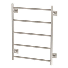 Load image into Gallery viewer, Phoenix Radii Towel Ladder 550 x 740mm Square Plate - Brushed Nickel - Yeomans Bagno Ceramiche
