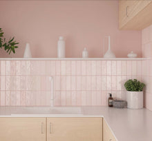 Load image into Gallery viewer, Astley Rosé Gloss Subway Tile

