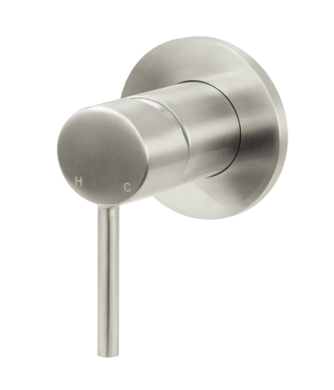 Yeomans & Bagno - Meir Round Wall Mixer - Brushed Nickel
