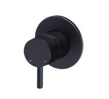 Load image into Gallery viewer, Yeomans Bagno &amp; Ceramiche - Meir Round Wall Mixer Short Pin-Lever - Matte Black
