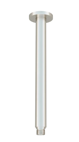 Yeomans Bagno & Ceramiche: Meir Round Ceiling Shower Arm 300mm - Brushed Nickel