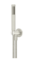 Load image into Gallery viewer, Yeomans Bagno &amp; Ceramiche: Meir Round Hand Shower on Fixed Bracket - Brushed Nickel
