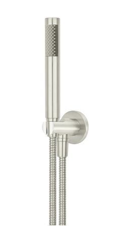 Yeomans Bagno & Ceramiche: Meir Round Hand Shower on Fixed Bracket - Brushed Nickel