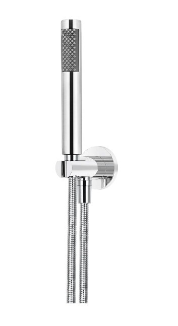 Yeomans Bagno & Ceramiche: Meir Round Hand Shower on Fixed Bracket - Chrome
