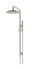 Load image into Gallery viewer, Meir Round Combination Shower Rail, 200mm/300mm Rose, Single Function Hand Shower - Brushed Nickel
