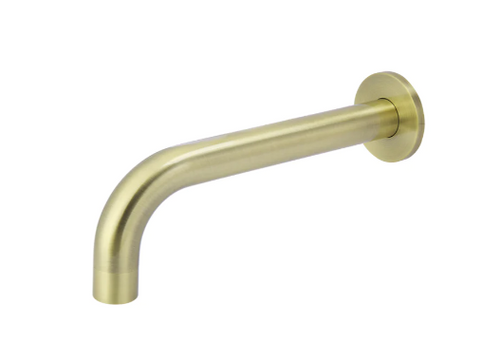 Yeomans Bagno & Ceramiche: Meir Universal Round Curved Spout 200mm/130mm - Tiger Bronze