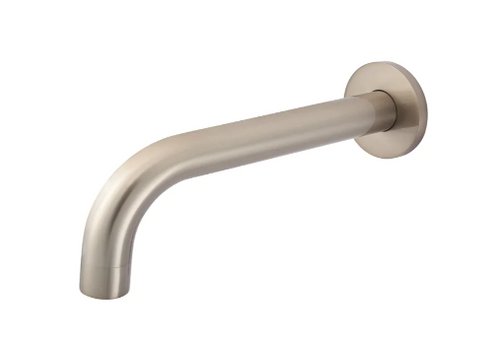Yeomans Bagno & Ceramiche: Meir Universal Round Curved Spout 200mm/130mm - Champagne