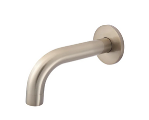 Meir Universal Round Curved Spout 200mm/130mm - Champagne