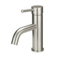 Load image into Gallery viewer, Yeomans Bagno &amp; Ceramiche: Meir Round Basin Mixer Curved - Brushed Nickel
