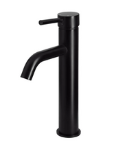 Load image into Gallery viewer, Yeomans Bagno &amp; Ceramiche: Meir Round Tall Basin Mixer Curved - Matte Black
