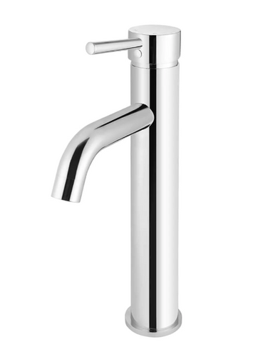 Yeomans Bagno & Ceramiche: Meir Round Tall Basin Mixer Curved - Chrome
