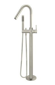 Yeomans Bagno & Ceramiche: Meir Freestanding Bath Spout and Hand Shower - Brushed Nickel