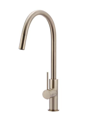 Yeomans Bagno & Ceramiche: Meir Piccola Pull Out Kitchen Mixer Tap - Champagne