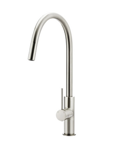 Meir Piccola Pull Out Kitchen Mixer Tap - Brushed Nickel