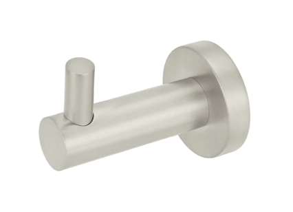 Yeomans Bagno & Ceramiche: Meir Round Robe Hook - Brushed Nickel