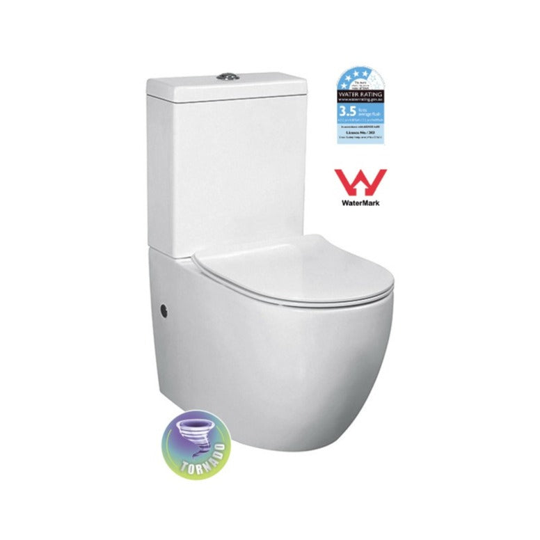 Yeomans BC Bruce Back-To-Wall Toilet Suite - Yeomans Bagno Ceramiche 