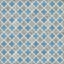 Load image into Gallery viewer, Atlas Venti Boost Blue Carpet 3 Encaustic Look Feature Tile
