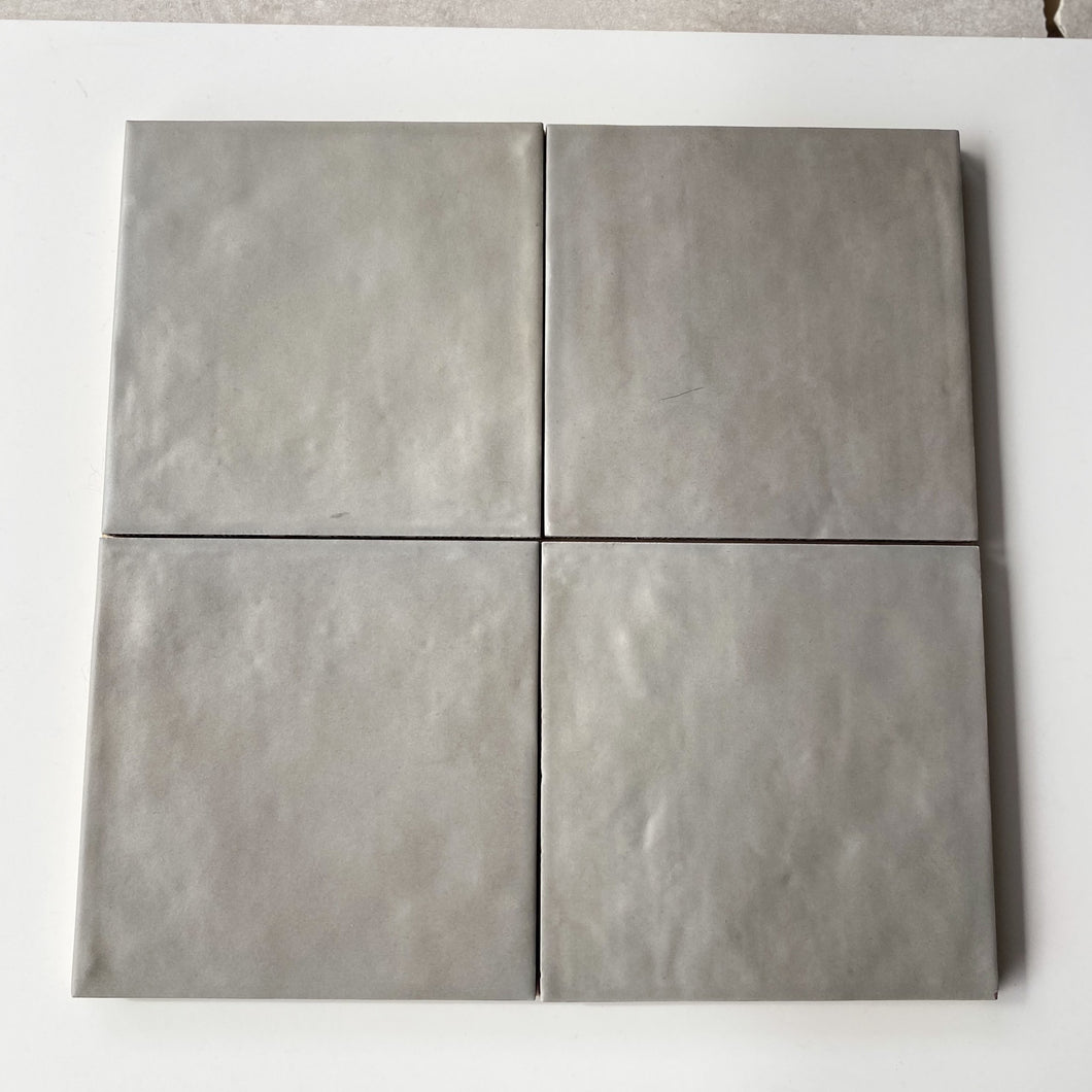 Contemporary Mineral Grey Square Tile