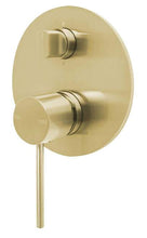 Load image into Gallery viewer, Vivid Slimline Shower/Bath Diverter Mixer - Brushed Gold - Yeomans Bagno Ceramiche
