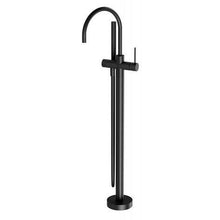 Load image into Gallery viewer, Vivid Slimline Floor Mounted Bath Mixer with Hand Shower - Matte Black - Yeomans Bagno Ceramiche
