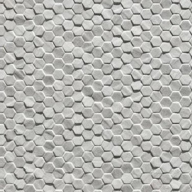 Geostone Esagonetta Grigio 3D Feature Tile