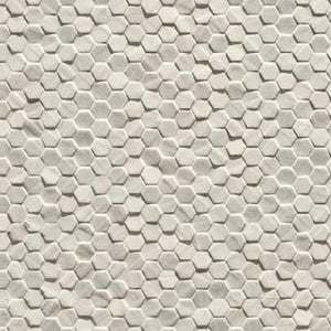 Geostone Esagonetta Tortora 3D Feature Tile