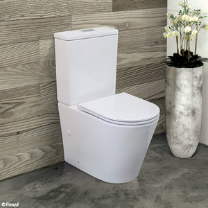 Fienza Isabella Slim Back-To-Wall Toilet Suite - Yeomans Bagno Ceramiche